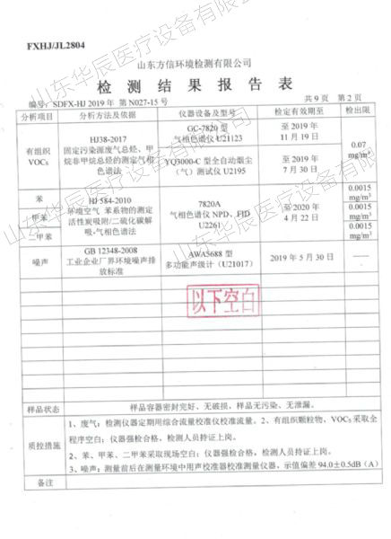 检测报告表