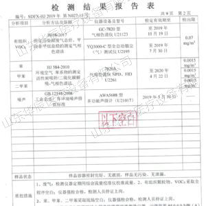 检测报告表